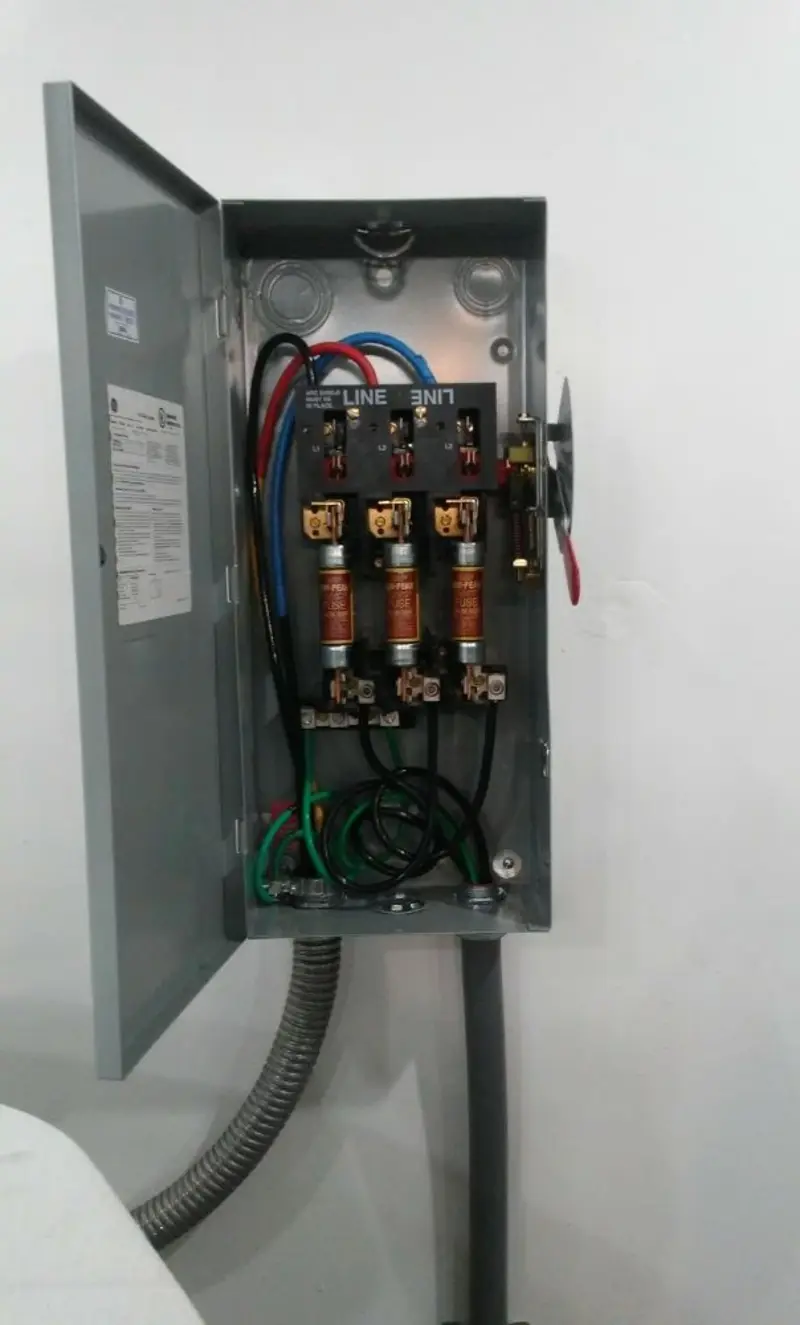 Three-phase disconnect switch installed for Electrical Wiring & Rewiring in Annapolis